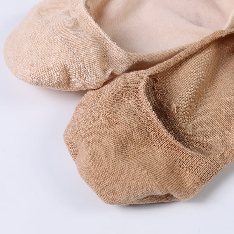 Sommer dünne, rutschfeste, unsichtbare Damen-Baumwollsocken für Mädchen