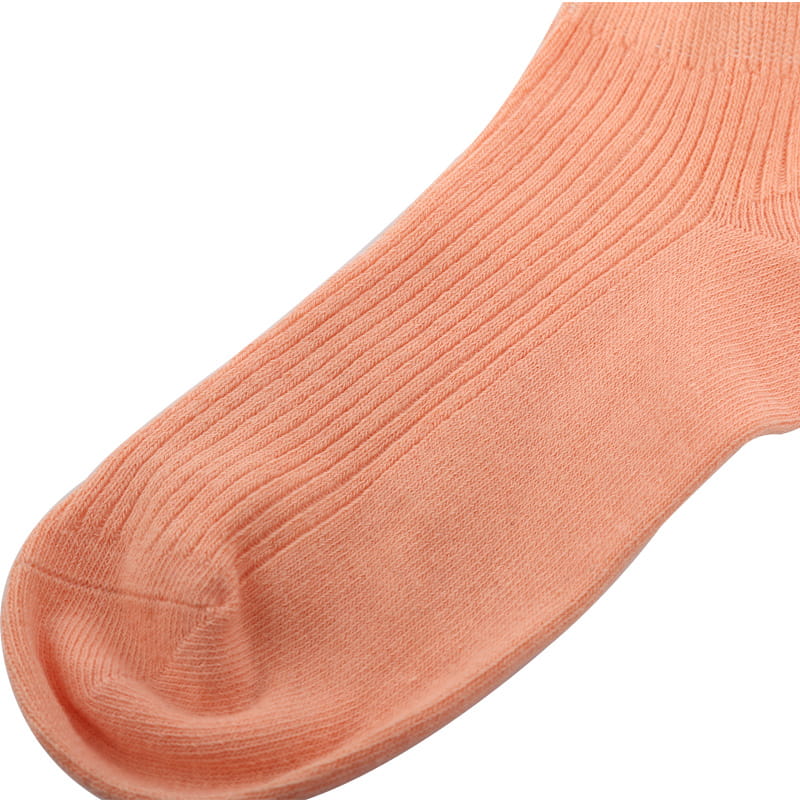 Freizeit und Komfort Doppelnadel-Bootssocken für Damen mit vertikalem Streifen und Blumenhandnähen aus weichem, gekämmtem Baumwoll-Nylon-Gelee-Socken