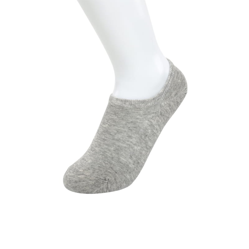 Ultradünne, flache, handgenähte Damensocken aus gekämmtem Baumwoll-Nylon in Auron-Farbe