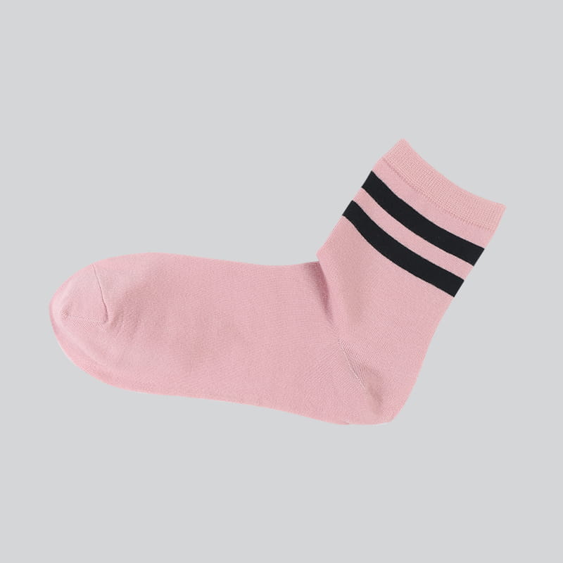 Gestreifte Skateboard-Damen-Teenager-Schulmädchen-Baumwoll-Teen-Tube-Socken