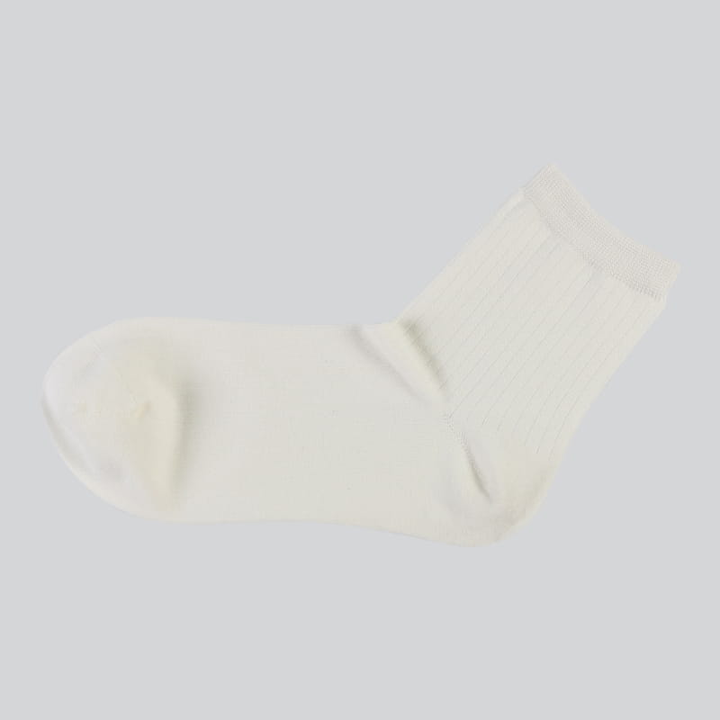 6 Farben Großhandel Baumwolle Teen Tube White Crew Damen Wintersocken