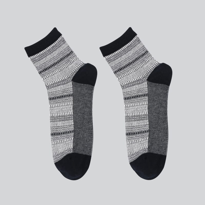 Großhandel Winter Neu Rautenmuster Casual Business Baumwolle Herrensocken