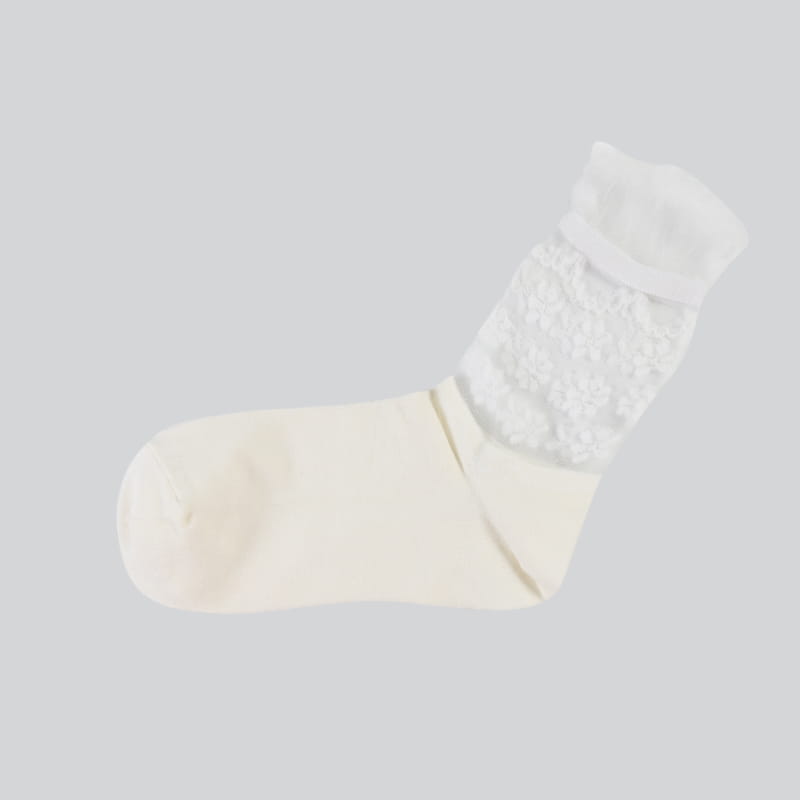 Koreanische Mode und bequeme transparente Damen-Baumwollsocken aus Luokou-Glasseide