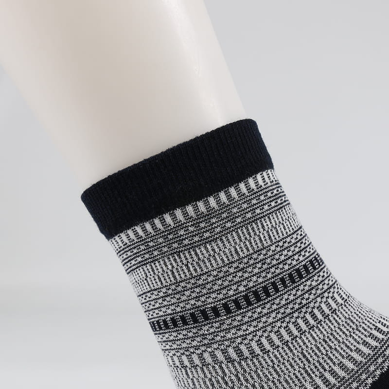 Großhandel Winter Neu Rautenmuster Casual Business Baumwolle Herrensocken