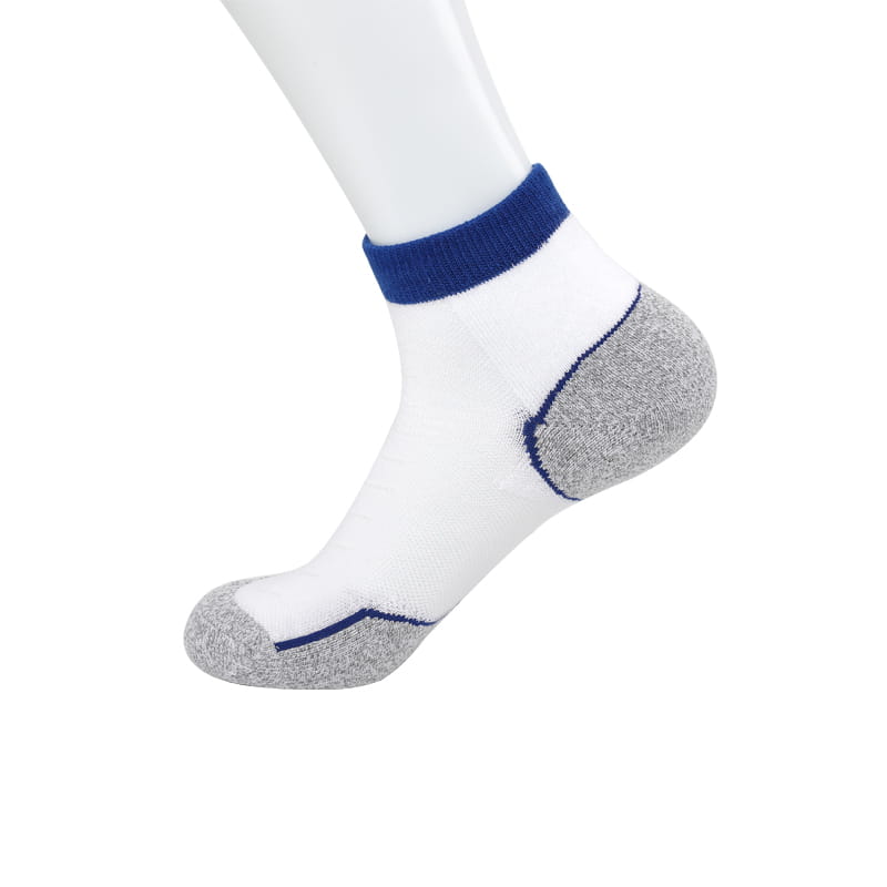 Lässige, bequeme, antibakterielle, deodorierende, atmungsaktive Mesh-Baumwoll-Funktions-Frottee-Sportsocken für Herren