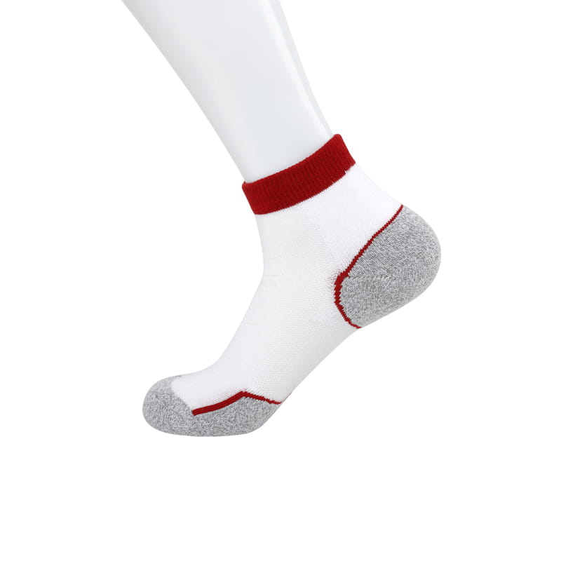 Lässige, bequeme, antibakterielle, deodorierende, atmungsaktive Mesh-Baumwoll-Funktions-Frottee-Sportsocken für Herren