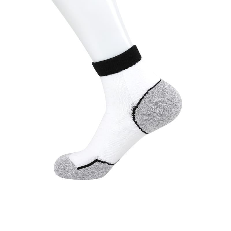 Lässige, bequeme, antibakterielle, deodorierende, atmungsaktive Mesh-Baumwoll-Funktions-Frottee-Sportsocken für Herren