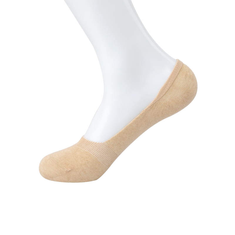 Bequeme, atmungsaktive, feuchtigkeitsabsorbierende Socken aus naturfarbenem Baumwollgarn