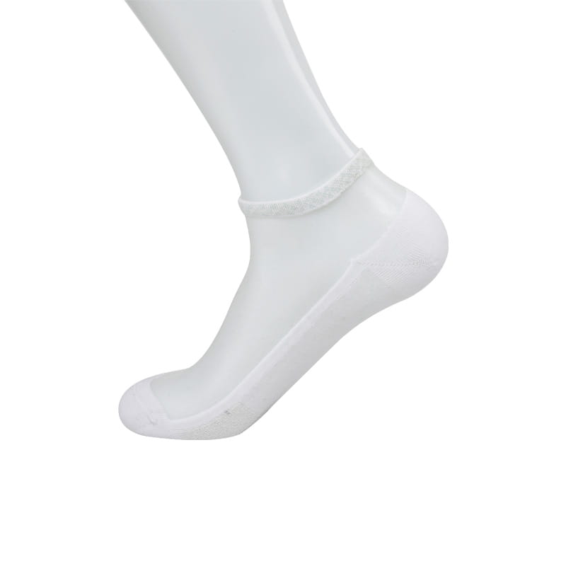 Mode Sommer dünne Nylon transparente Seidensocken rutschfeste Massage Herren Bootssocken