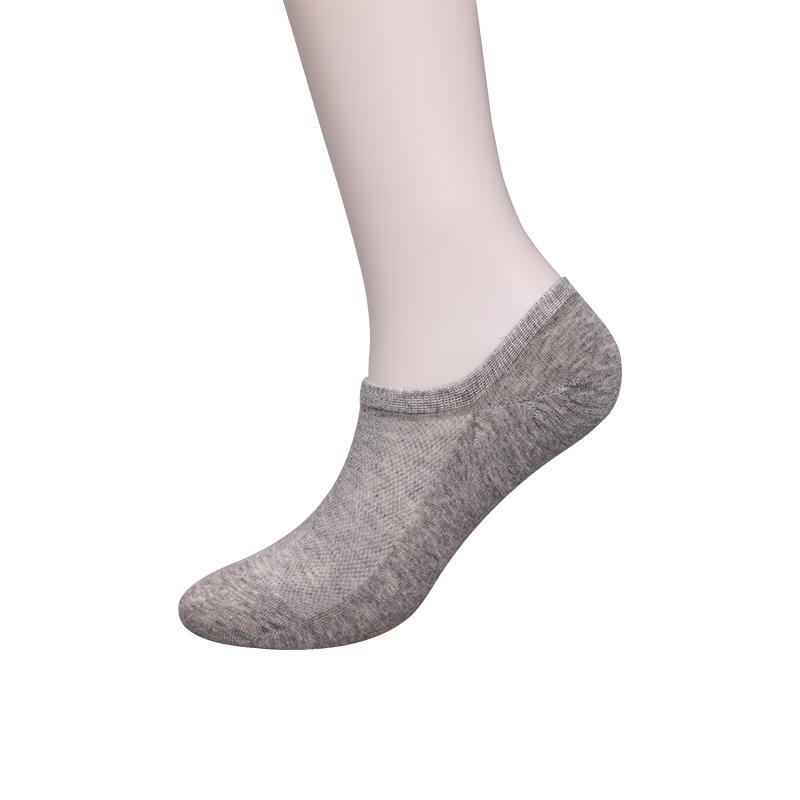 Ultradünne handgenähte Damensocken aus gekämmter Baumwolle, Nylon und Elasthan, einfarbig, halbmaschig, WSD1673