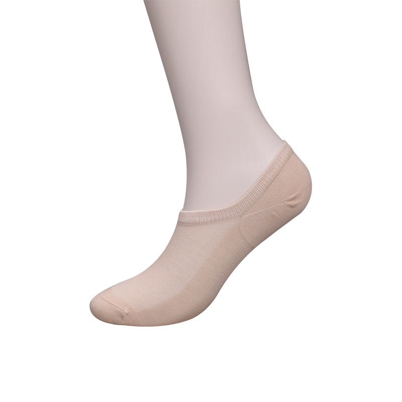 Ultradünne handgenähte Damensocken aus gekämmter Baumwolle, Nylon und Elasthan, einfarbig, halbmaschig, WSD1673