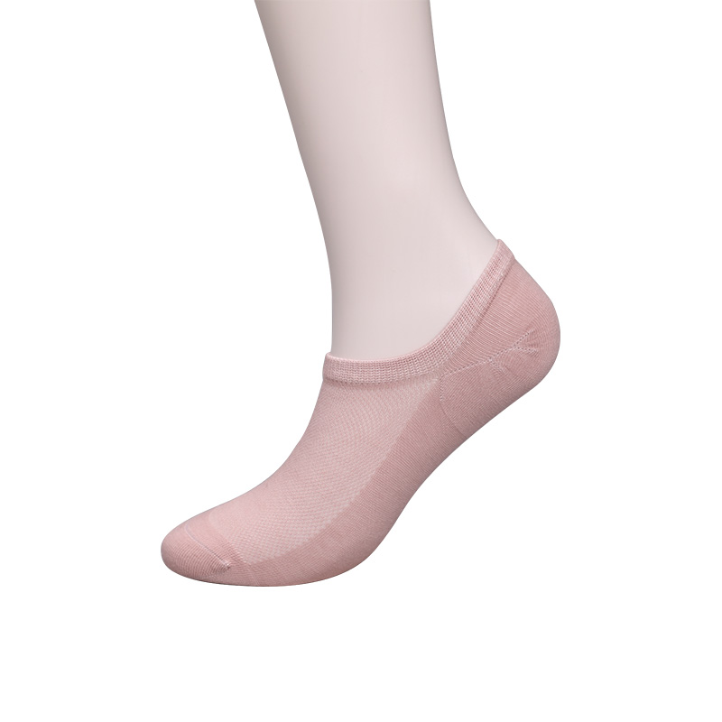 Ultradünne handgenähte Damensocken aus gekämmter Baumwolle, Nylon und Elasthan, einfarbig, halbmaschig, WSD1673