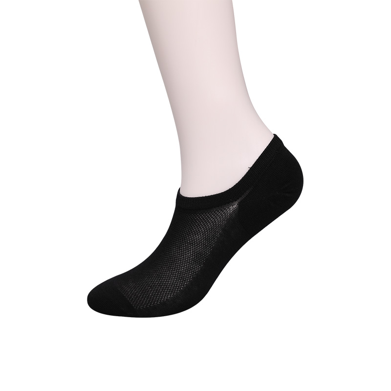 Ultradünne handgenähte Damensocken aus gekämmter Baumwolle, Nylon und Elasthan, einfarbig, halbmaschig, WSD1673