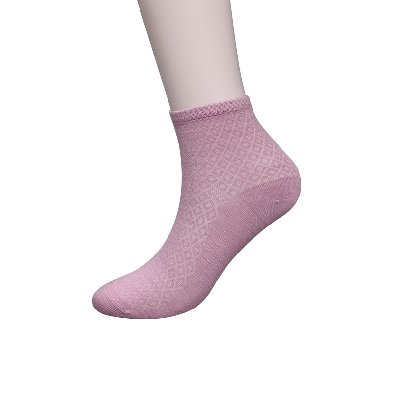 Tasche aus weichem Bambusfaser-Nylon, dünne, lässige Damensocken mit kleinen Diamanten, handgenähte Damensocken WSD1689