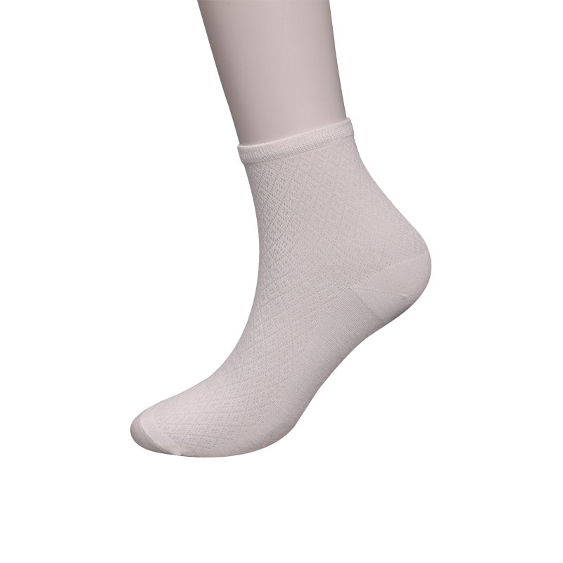 Tasche aus weichem Bambusfaser-Nylon, dünne, lässige Damensocken mit kleinen Diamanten, handgenähte Damensocken WSD1689