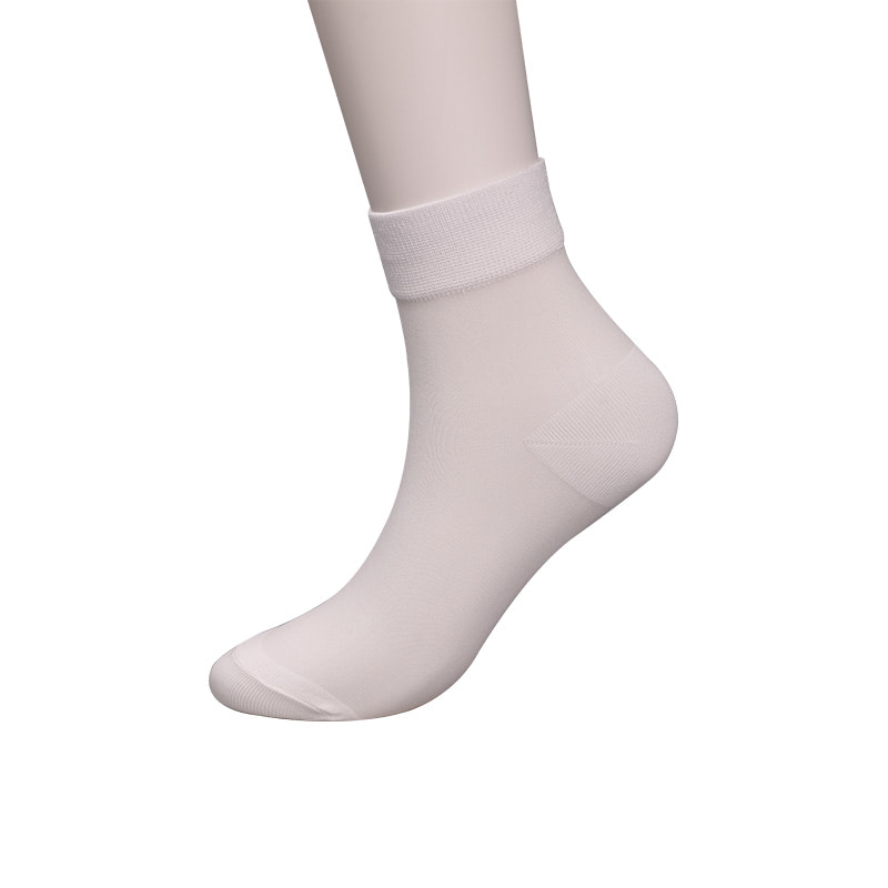 Mode transparente Nylon-Seide-Baumwoll-Unterseite Damensocken Superfeine Nylon-transparente Seiden-Damensocken Kristallseide-Damensocken WSD1946