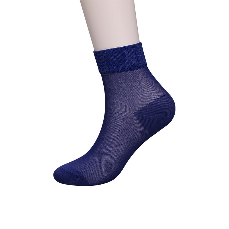 Mode transparente Nylon-Seide-Baumwoll-Unterseite Damensocken Superfeine Nylon-transparente Seiden-Damensocken Kristallseide-Damensocken WSD1946