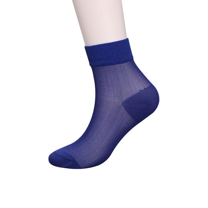 Mode transparente Nylon-Seide-Baumwoll-Unterseite Damensocken Superfeine Nylon-transparente Seiden-Damensocken Kristallseide-Damensocken WSD1946