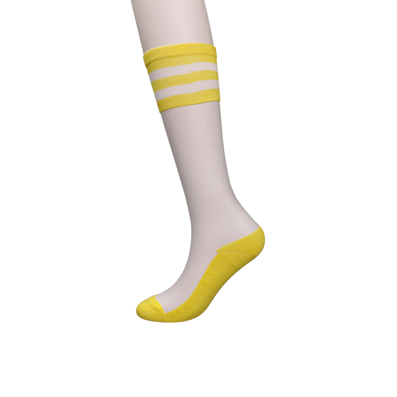Mode Nylon transparent Seide Baumwolle unten hoch Luokou horizontal gestreifte Blume Kristall Seide Midi und halbe Socken WSD1951