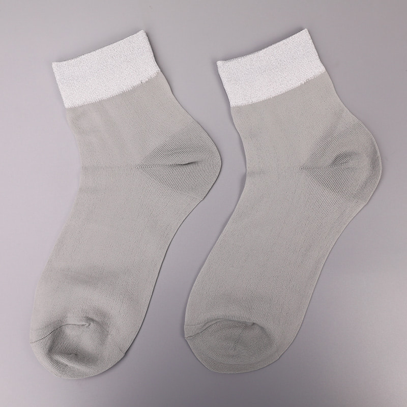 Mode transparente Nylon-Seide-Baumwoll-Unterseite Damensocken Superfeine Nylon-transparente Seiden-Damensocken Kristallseide-Damensocken WSD1946