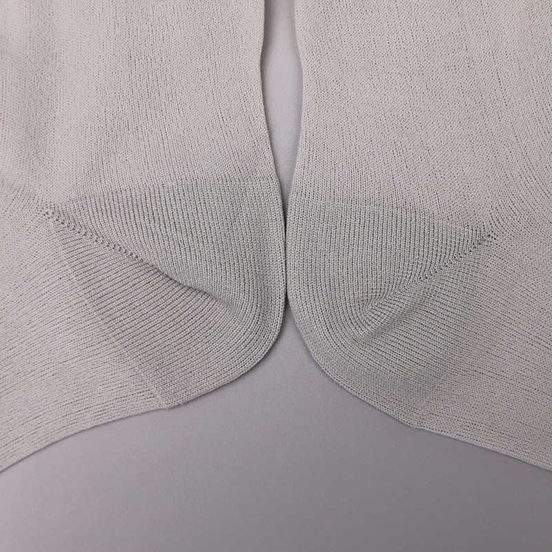 Mode transparente Nylon-Seide-Baumwoll-Unterseite Damensocken Superfeine Nylon-transparente Seiden-Damensocken Kristallseide-Damensocken WSD1946