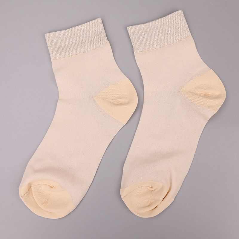 Mode transparente Nylon-Seide-Baumwoll-Unterseite Damensocken Superfeine Nylon-transparente Seiden-Damensocken Kristallseide-Damensocken WSD1946