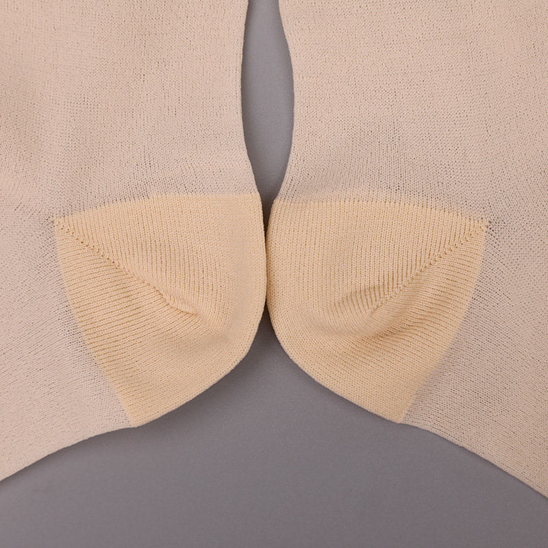 Mode transparente Nylon-Seide-Baumwoll-Unterseite Damensocken Superfeine Nylon-transparente Seiden-Damensocken Kristallseide-Damensocken WSD1946