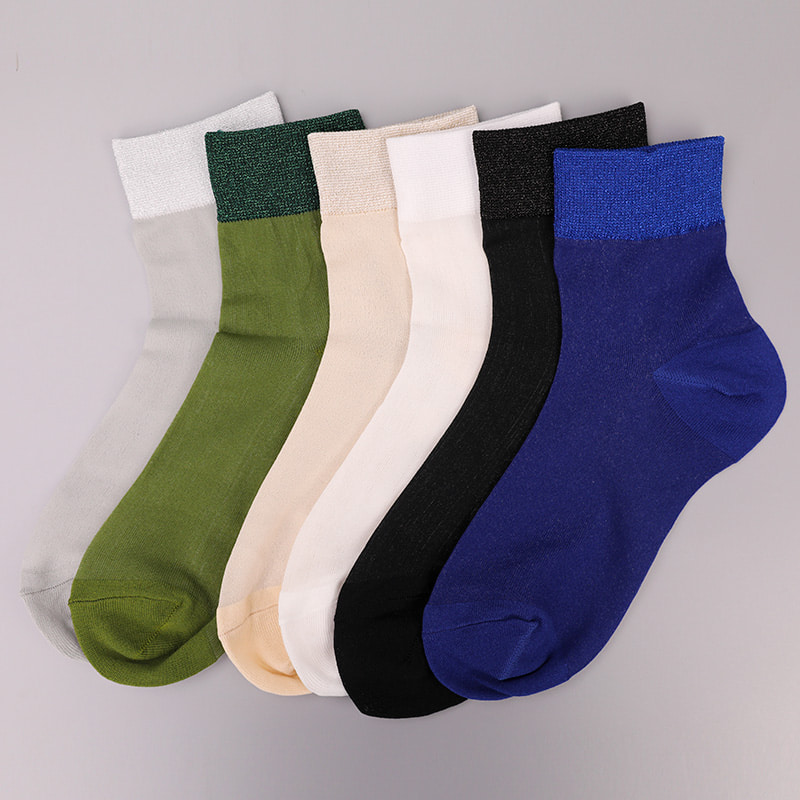 Mode transparente Nylon-Seide-Baumwoll-Unterseite Damensocken Superfeine Nylon-transparente Seiden-Damensocken Kristallseide-Damensocken WSD1946