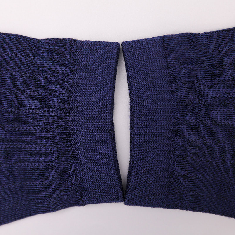 Modal Collection Circle Vertical Stripe Flower Weiche, handgenähte, lässige Herrensocken WSD2802