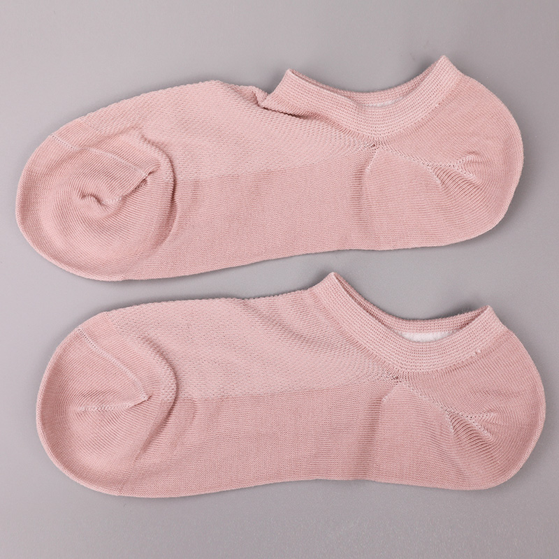 Ultradünne handgenähte Damensocken aus gekämmter Baumwolle, Nylon und Elasthan, einfarbig, halbmaschig, WSD1673