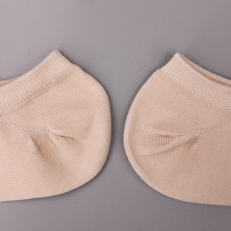 Ultradünne handgenähte Damensocken aus gekämmter Baumwolle, Nylon und Elasthan, einfarbig, halbmaschig, WSD1673