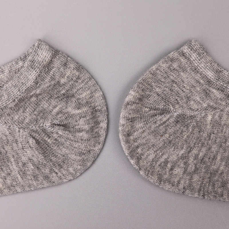 Ultradünne handgenähte Damensocken aus gekämmter Baumwolle, Nylon und Elasthan, einfarbig, halbmaschig, WSD1673