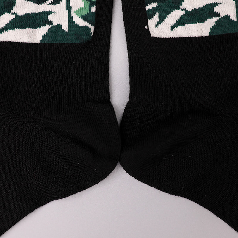 Weiche, gesponnene Seide, mit Nylon umwickelt, Spandex-Imitation, 3D-bedruckter Jacquard, handgenähte Herbst- und Winter-Herrensocken WSD2850