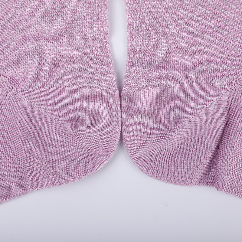 Tasche aus weichem Bambusfaser-Nylon, dünne, lässige Damensocken mit kleinen Diamanten, handgenähte Damensocken WSD1689