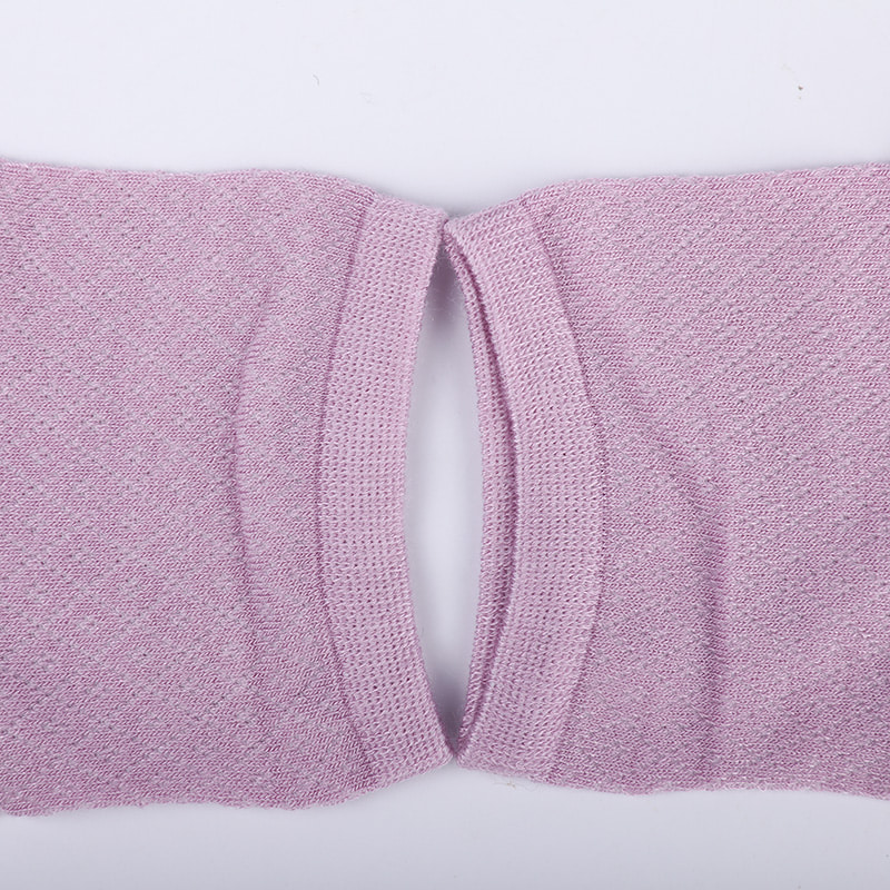 Tasche aus weichem Bambusfaser-Nylon, dünne, lässige Damensocken mit kleinen Diamanten, handgenähte Damensocken WSD1689