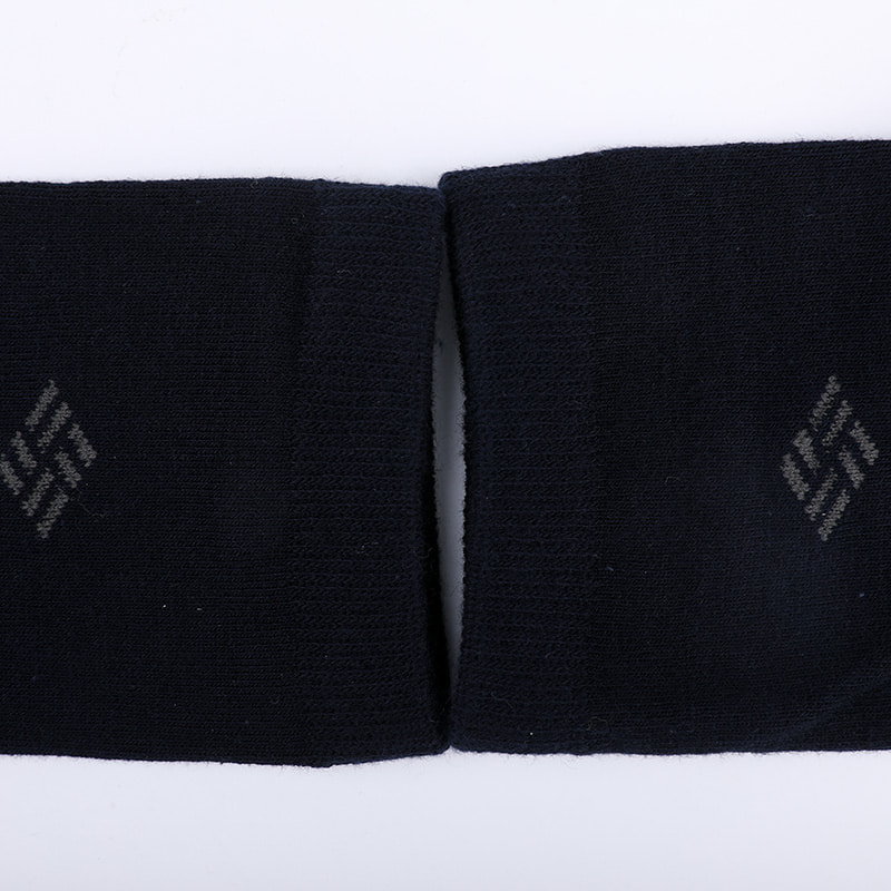 Gekämmte Baumwolle, mit Ammoniak umwickelte Socken, 98 % Baumwollgarn, kleiner Jacquard, handgenähte Herbst- und Winter-Herrensocken WSD2581