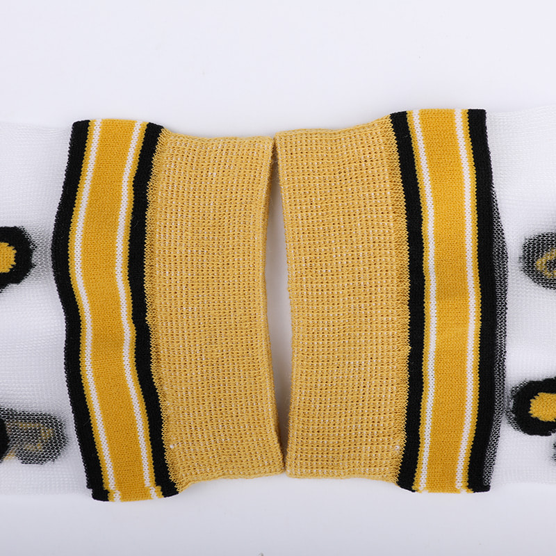 Mode transparente Nylon-Seide-Baumwoll-Unterseite Damensocken Leopardenmuster Blume transparente Seiden-Damensocken Kristallseide-Damensocken WSD1939