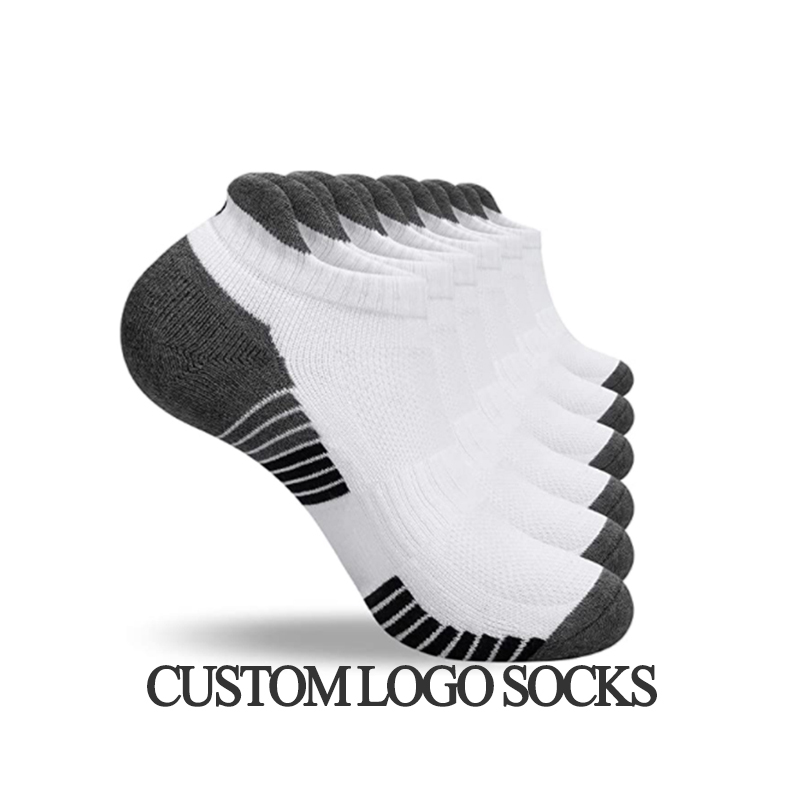 OEM-Qualität Crew Fashion Jacquard Herren Gym Basketball Sportsocke Terry Anti Slip Custom Socken Logo