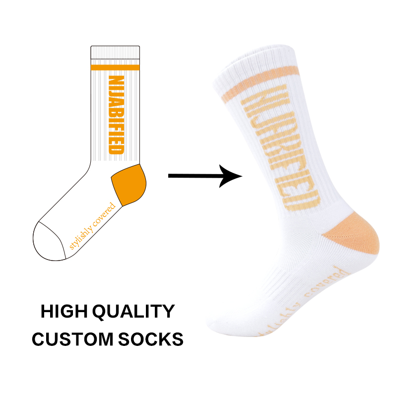 Benutzerdefinierte Logo Herrensocken Sport Athletic Running Sneaker Hardloopsokken Oem Cotton Men Crew Custom Socken