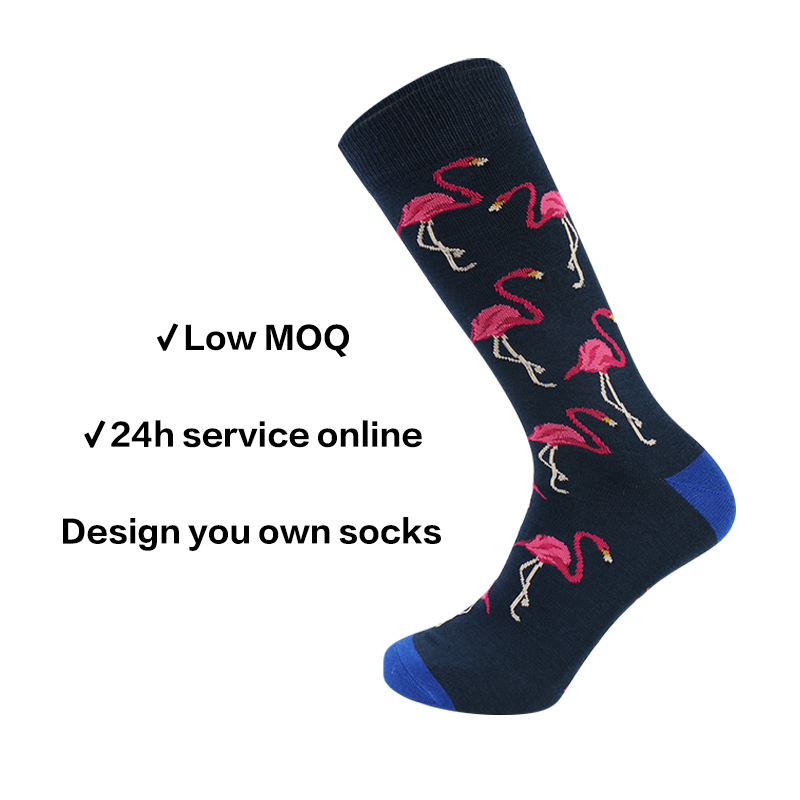 Niedrige Mindestbestellmenge Mode Mathematische Formel Ananas Herren Baumwolle Bambus Happy Dress Herren Kundenspezifische Socken