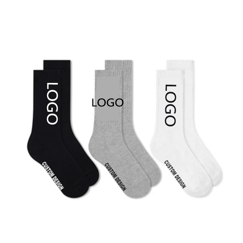 Unisex-Erwachsene Comfort Fit Performance Cotton Logo Oem Custom Herrensocken Sport