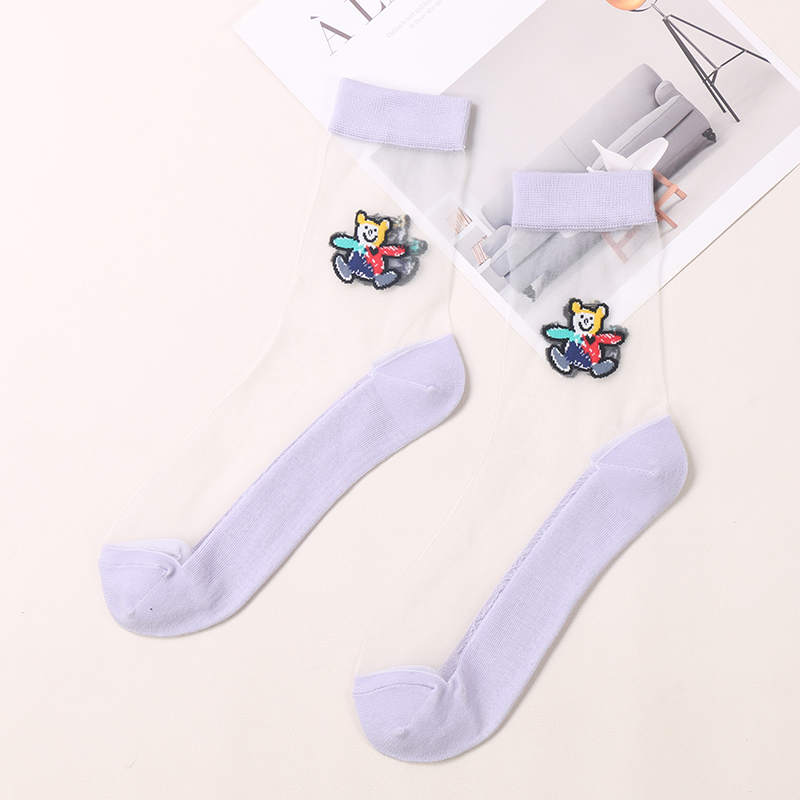 Sommergroßverkauf, ultradünne, netzfarbene, transparente Sommersocken für Damen