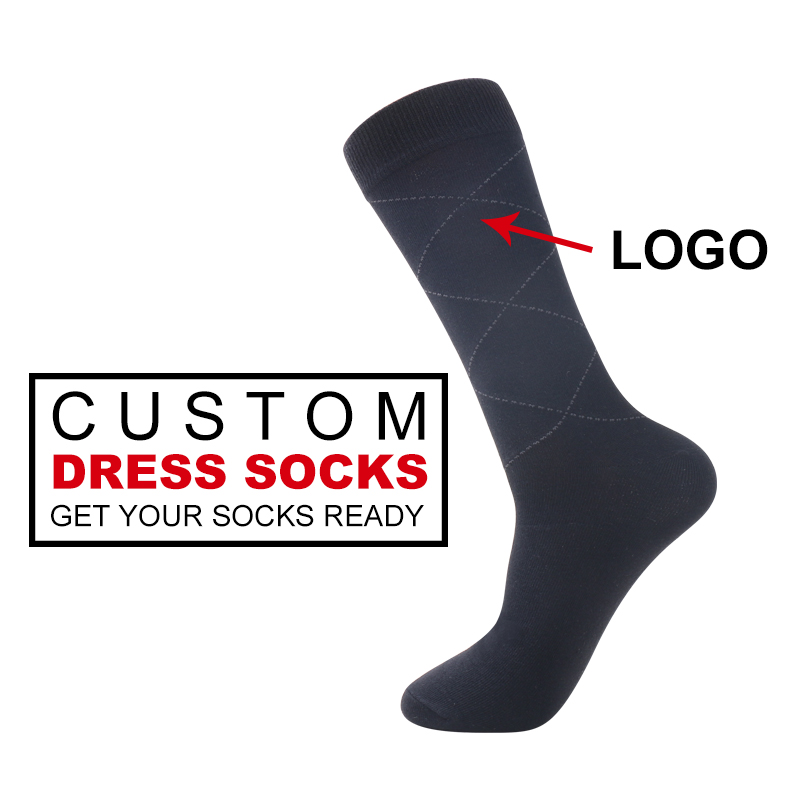 Akzeptieren Sie OEM-Services. Atmungsaktive, einfarbige Kleidersocken, individuelle Herren-Business-Socken