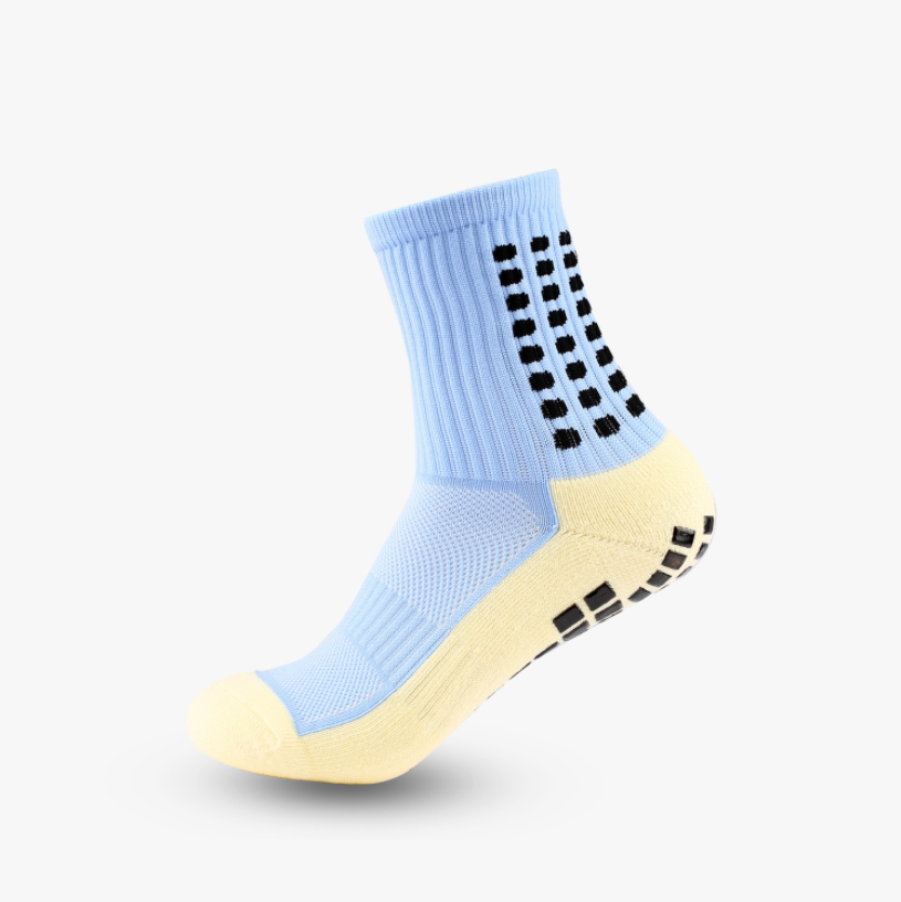 Outdoor-Laufsocken aus Silikon, rutschfeste Fußball-Performance-Sportsocken aus Baumwolle