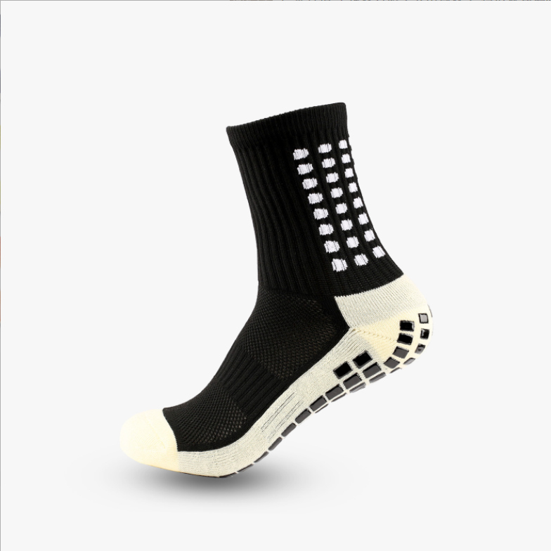 Outdoor-Laufsocken aus Silikon, rutschfeste Fußball-Performance-Sportsocken aus Baumwolle