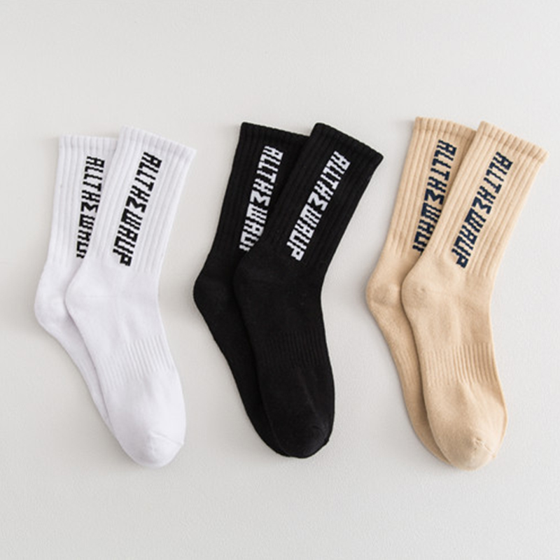 Professionelle hochelastische Herren-Baumwollstrümpfe, einfarbig, Designer, atmungsaktiv, Calcetines, Sport, Herren, individuelle Socken