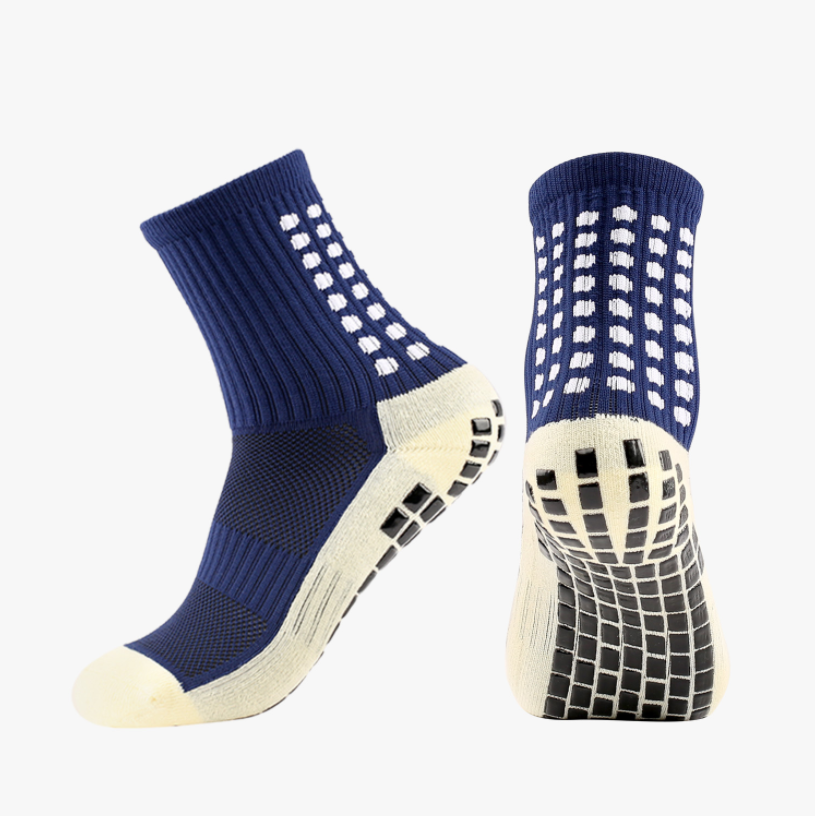 Outdoor-Laufsocken aus Silikon, rutschfeste Fußball-Performance-Sportsocken aus Baumwolle