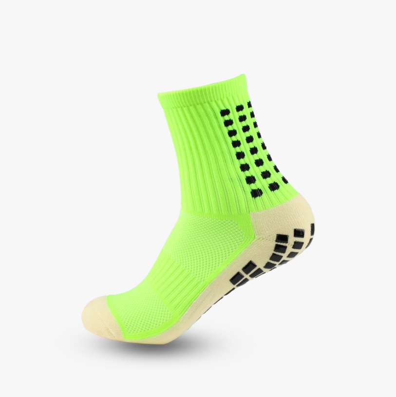 Outdoor-Laufsocken aus Silikon, rutschfeste Fußball-Performance-Sportsocken aus Baumwolle