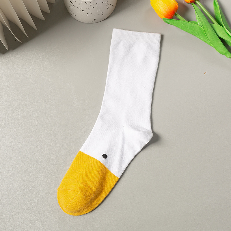 Großhandel Mode Tier glücklich Baumwolle süße koreanische Frauen Crew Socken