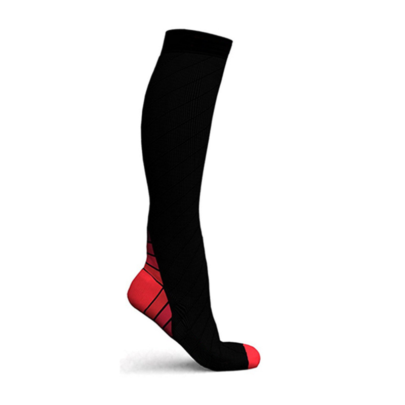 Fabrikpreis Atmungsaktive Qualität Lange Kniehohe Laufsportsocken Kompressionsstrümpfe